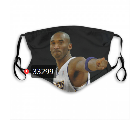 2021 NBA Los Angeles Lakers #24 kobe bryant 33299 Dust mask with filter